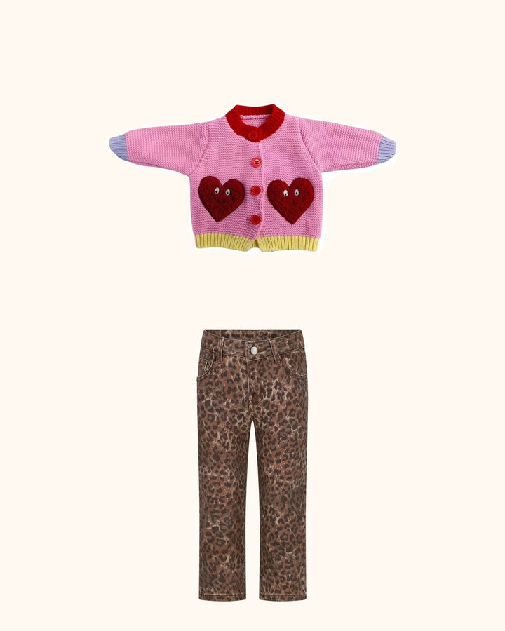 Heart Leo Kids Look