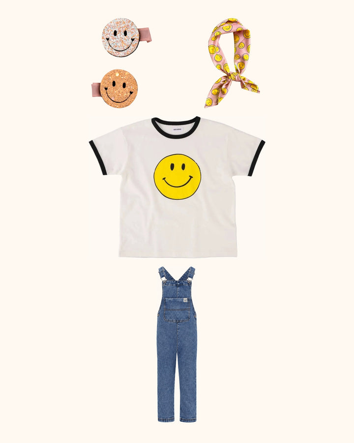 Smiley Denim Mini Look