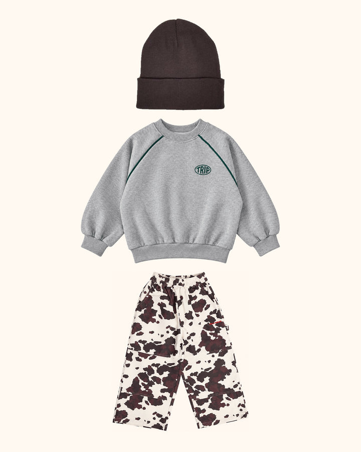 Cow Grey Trip Mini Look