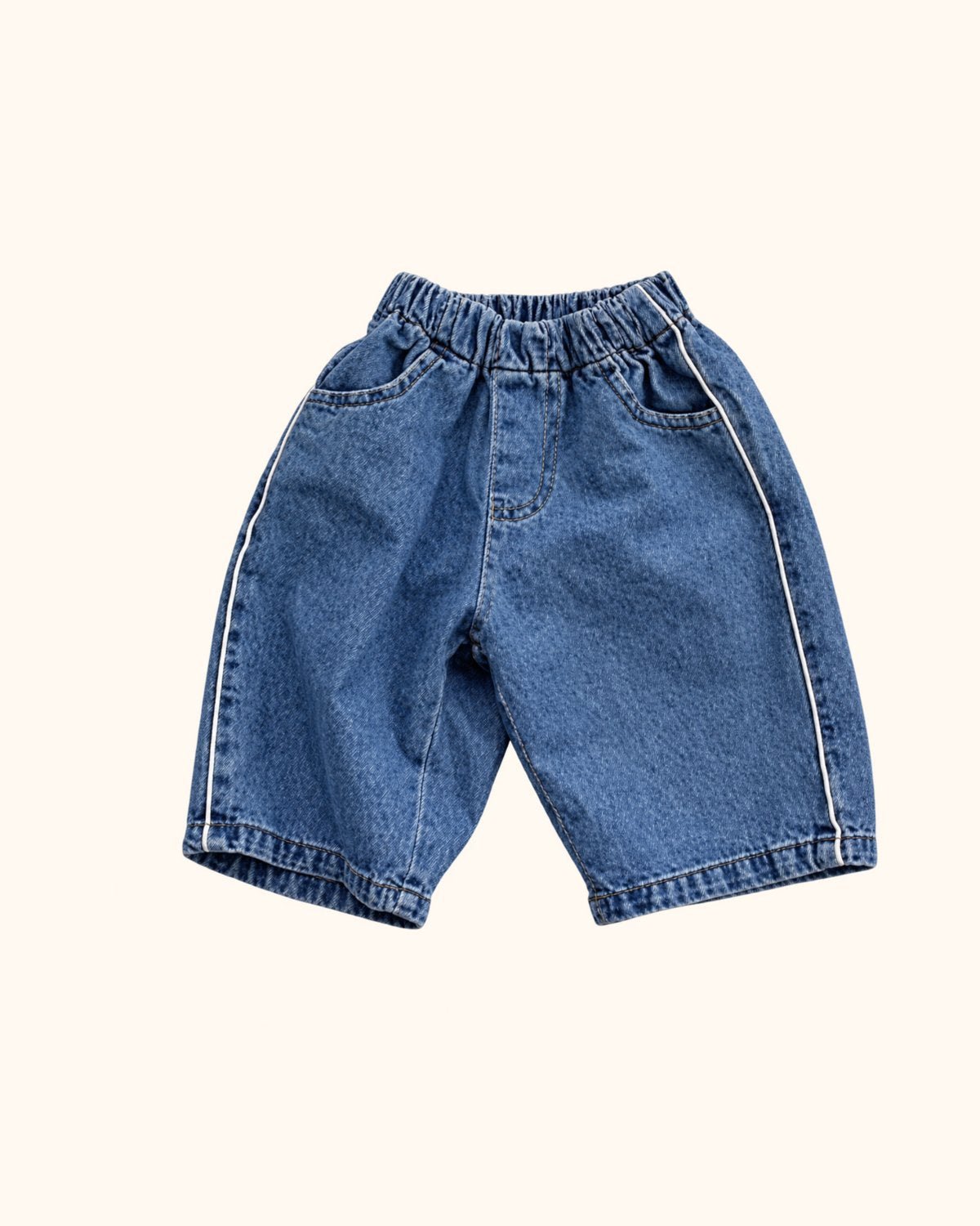 Jeans van Black Bean in blauw met strepen