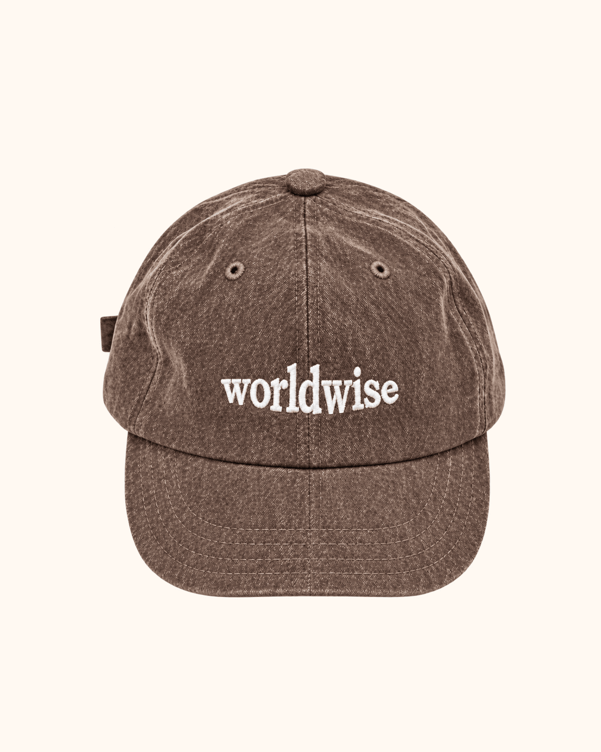 Braune Worldwide Cap im Camo Kit Cap Mini Look