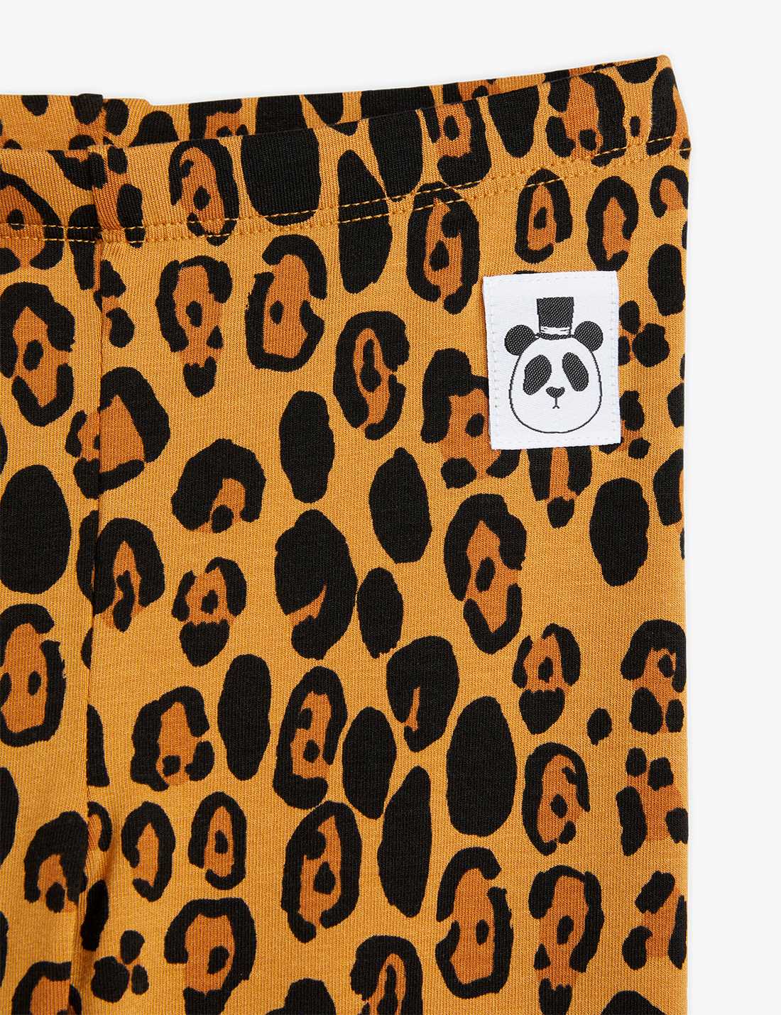 Mini Rodini Basic Leopard Baby legging achteraanzicht