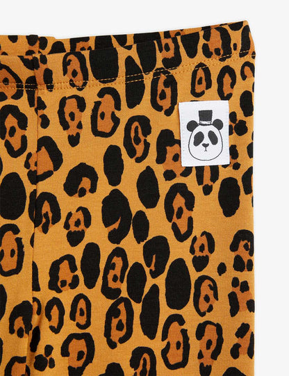 Mini Rodini Basic Leopard Baby legging achteraanzicht