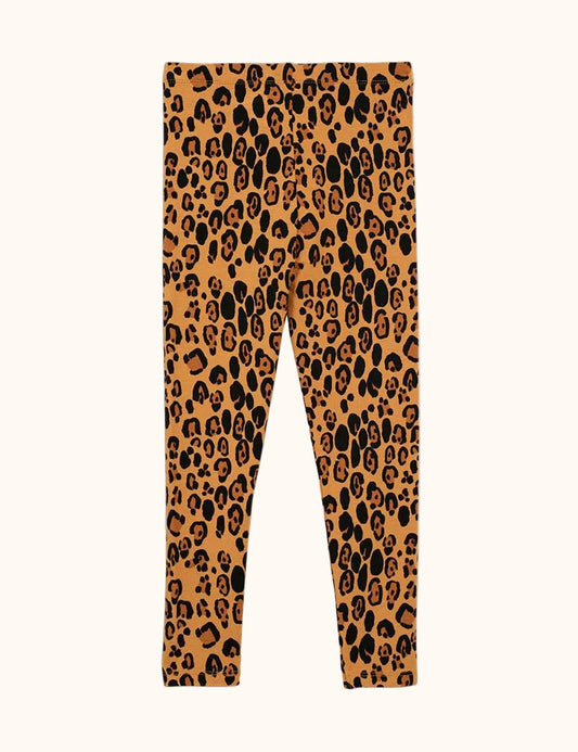Mini Rodini Basic Leopard Baby Leggings Rückansicht