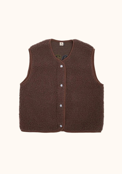 Salty x Alwero Bodywarmer Cozy Club vooraanzicht van Salty Stitch
