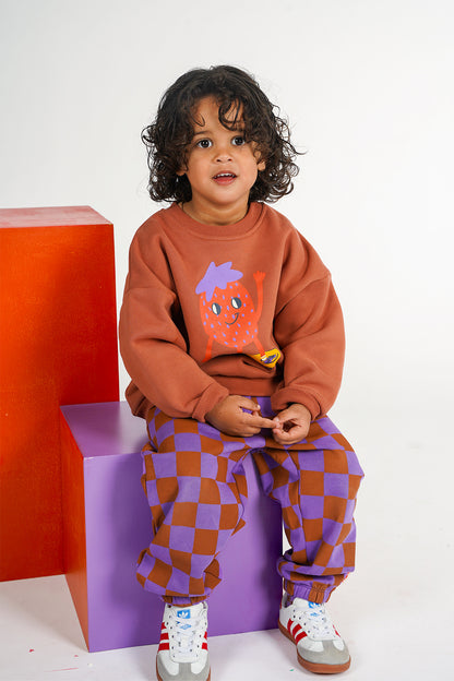 Kind in Billie Sweater Rustic Brown van The New Chapter
