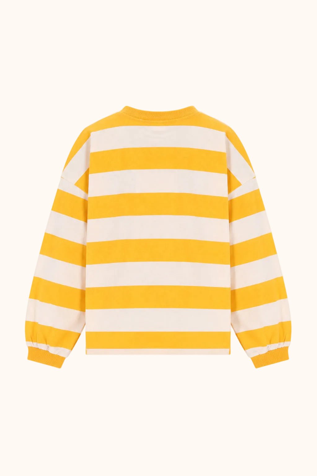 Gelbes Langarmshirt mit Erdbeerprint von The New Chapter