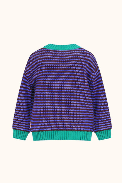 Striped Jamie kids knit sweater by The New Chapter