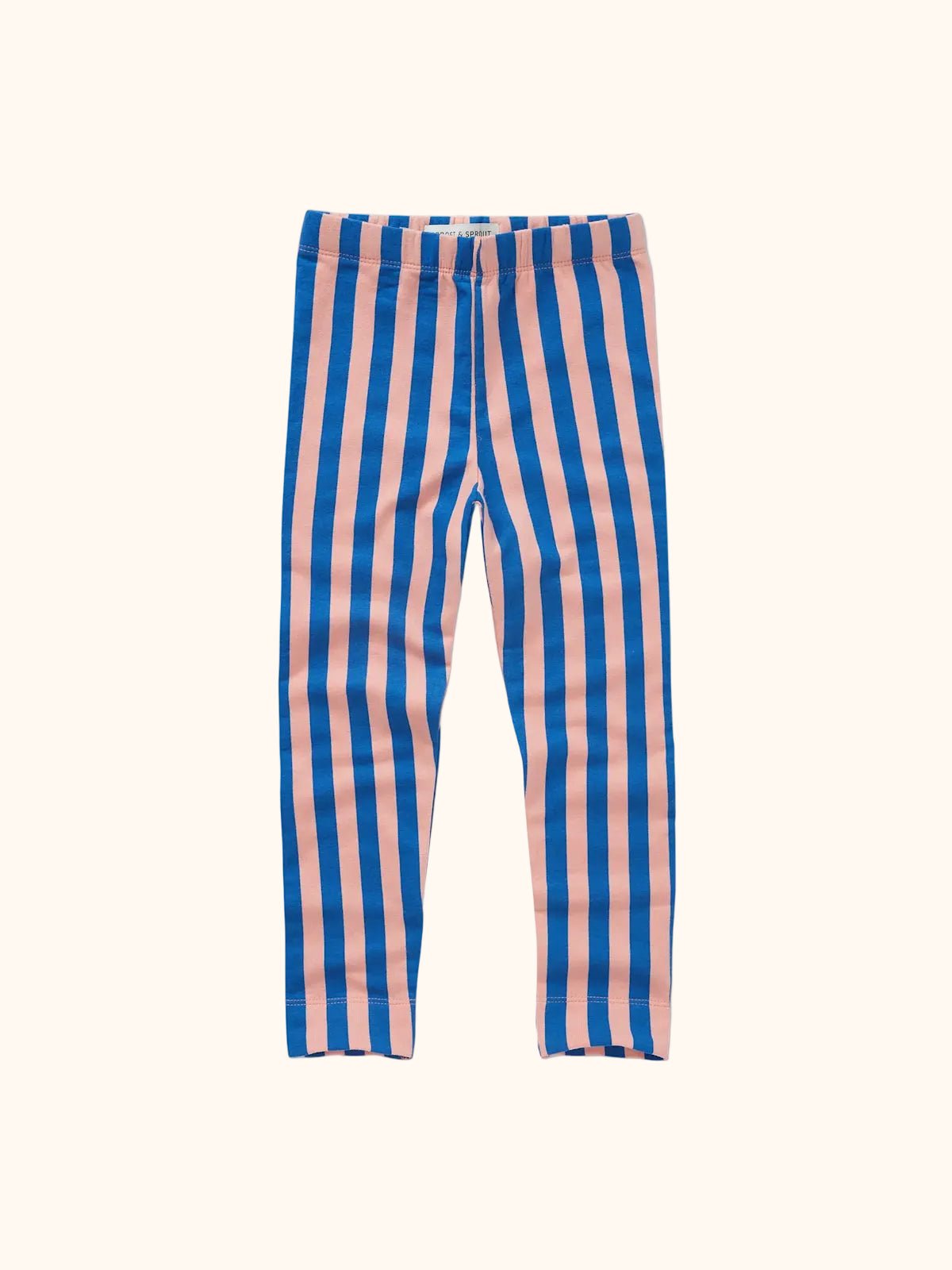 Blau pink gestreifte Kinder Leggings von Sproet & Sprout