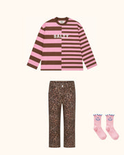 Pink Leo Kids Look