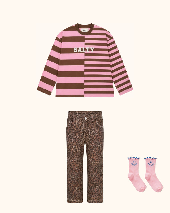 Pink Leo Kids Look