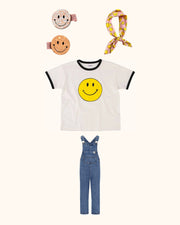 Smiley Denim Mini Look