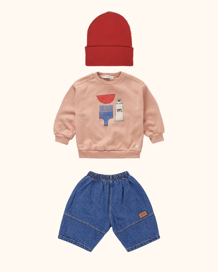 Kit Light Denim Baby Look
