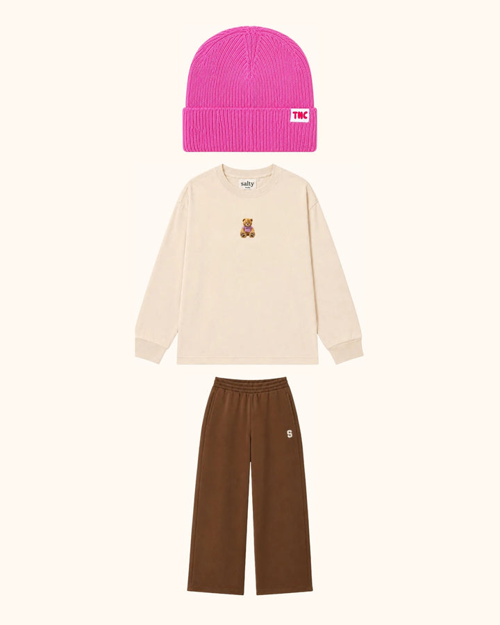 Salty Teddy Rosebloom Kids Look
