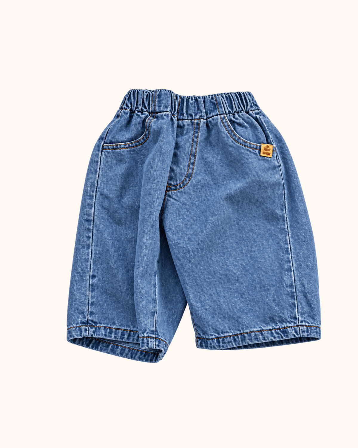 Blaue Easy Barrel Jeans von Black Bean