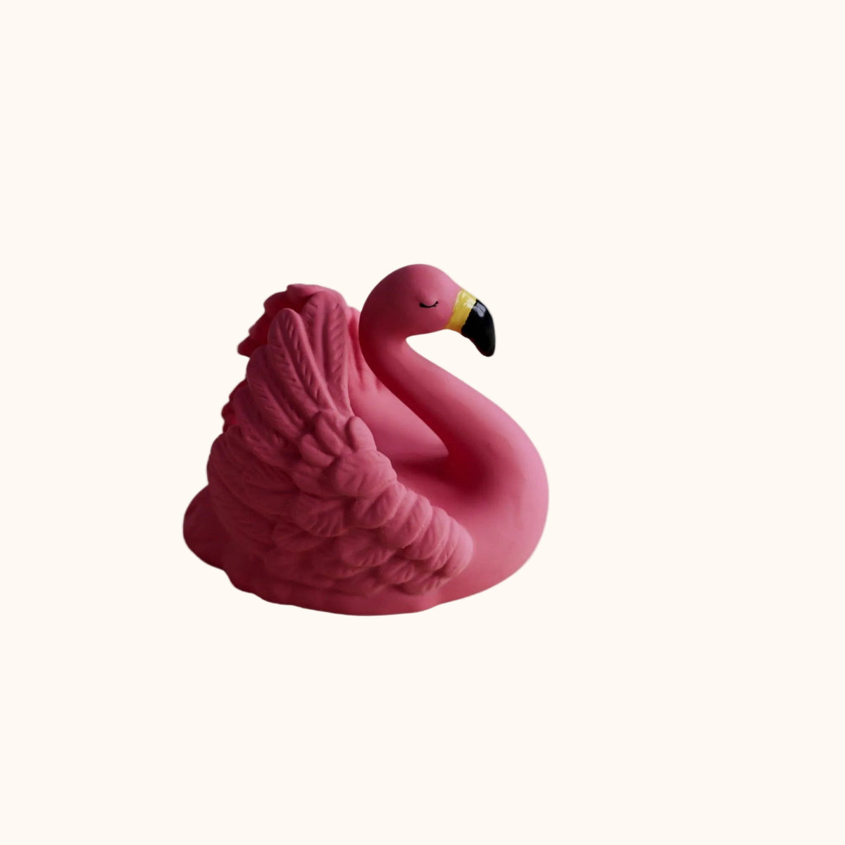 roze flamingo badspeeltje van Natruba, gemaakt van natuurrubber