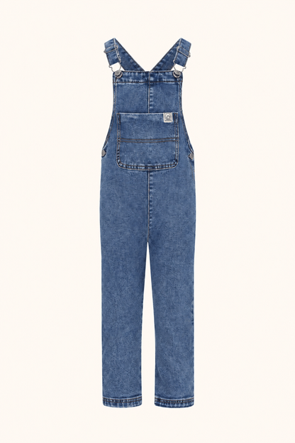 Blauwe Jax denim tuinbroek van The New Chapter