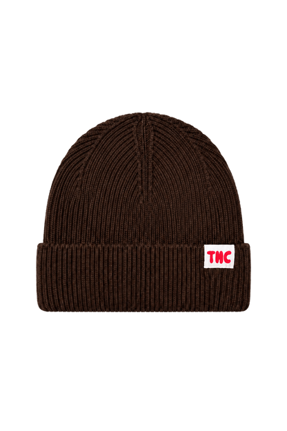Braune Jip Beanie Brown Stone von The New Chapter
