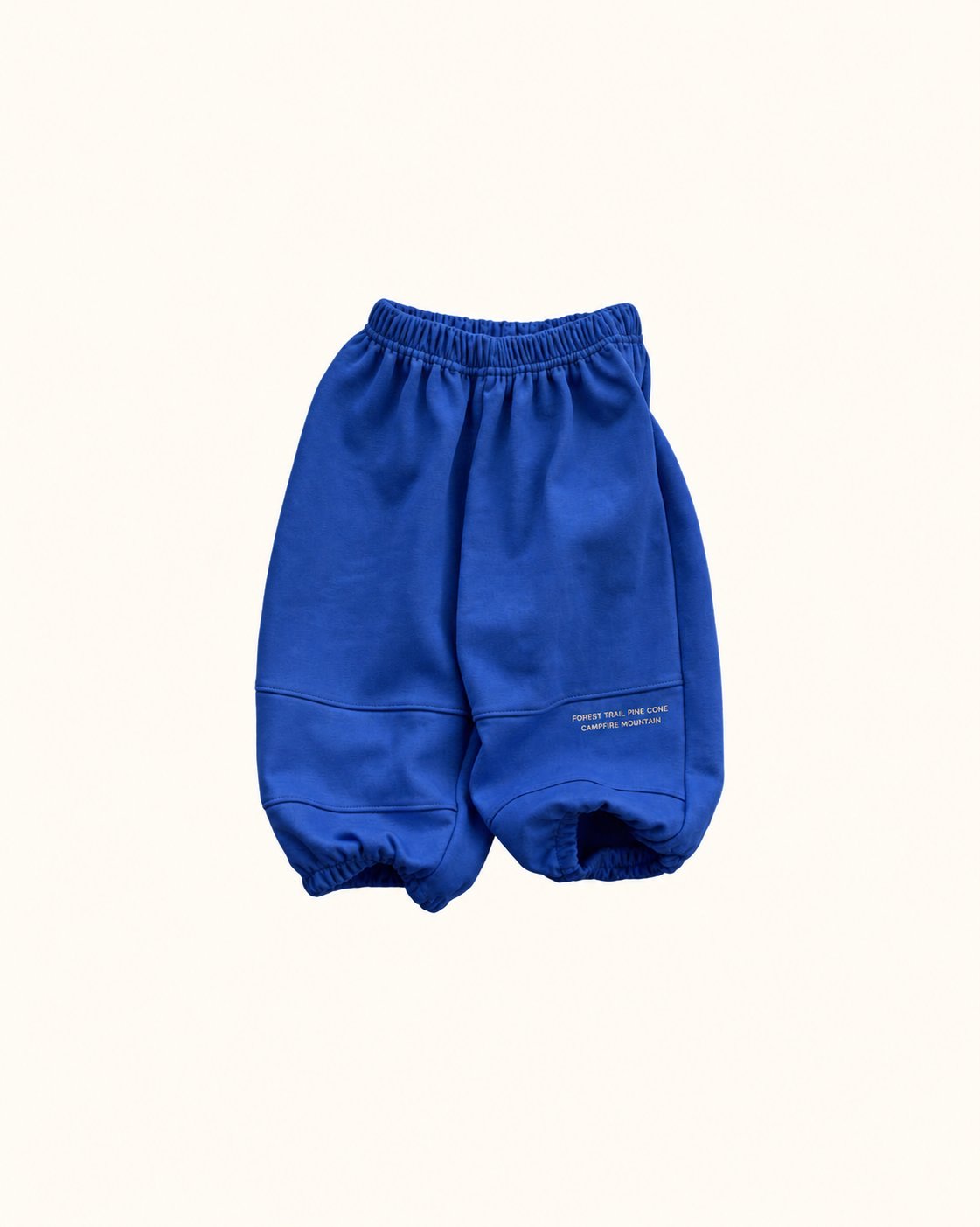 Blaue Baby Jogginghose von Black Bean mit weitem Schnitt