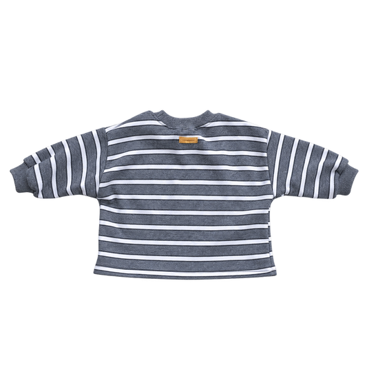 Soft Play Baby Sweatshirt Melange Rückseite freigestellt