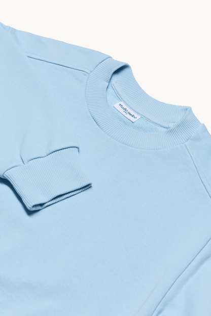 Studio Aelbo Sweatshirt Hellblau Ansicht 2