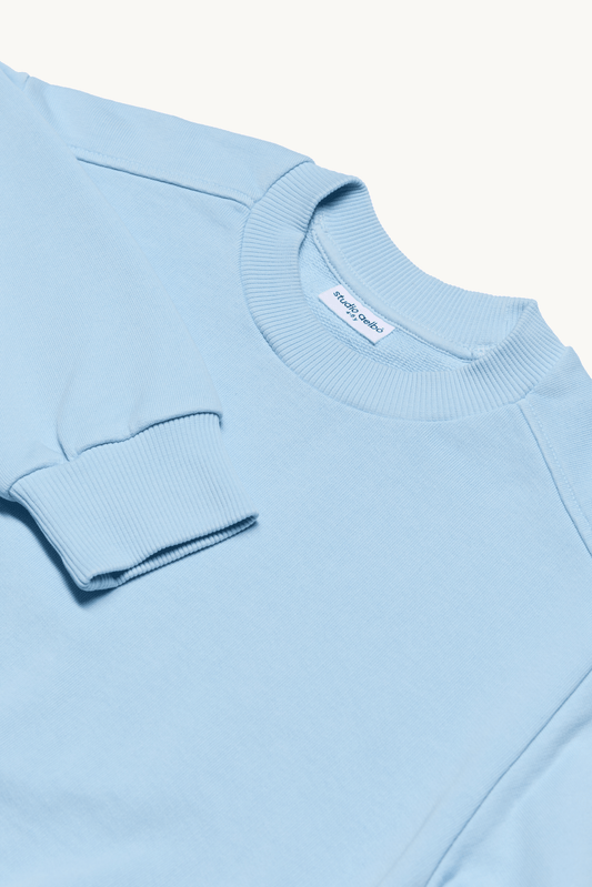 Studio Aelbo Sweatshirt Hellblau Ansicht 2