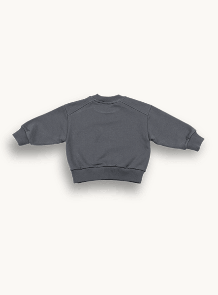 Studio Aelbo Sweatshirt Basaltgrau Ansicht 2
