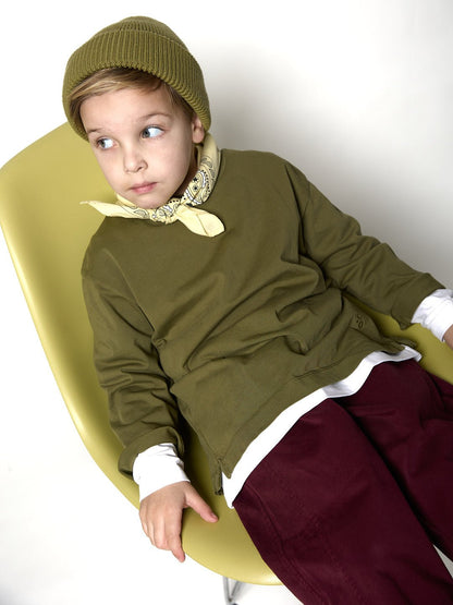 Studio Aelbo Longsleeve Olivgrün Ansicht 3