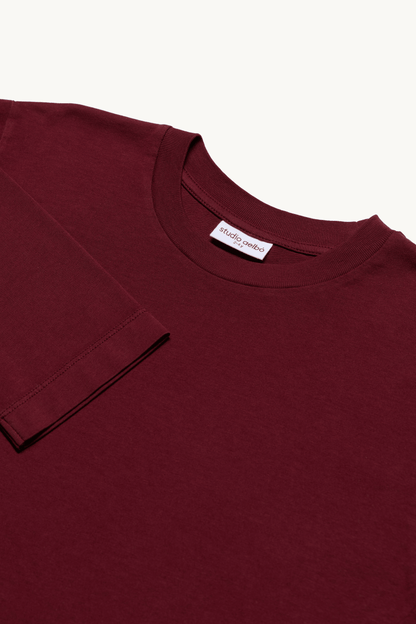 Studio Aelbo Longsleeve Burgundy Ansicht 2