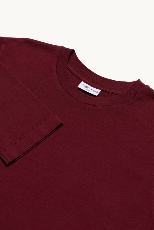 Studio Aelbo Longsleeve Burgundy Ansicht 2