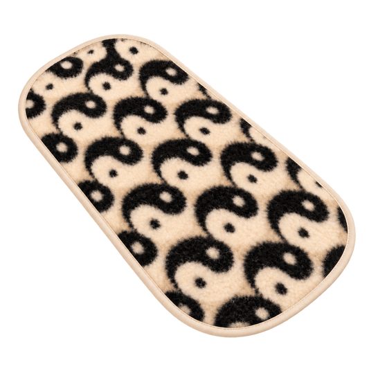 Baby wool liner by We Are Wovens in black and cream